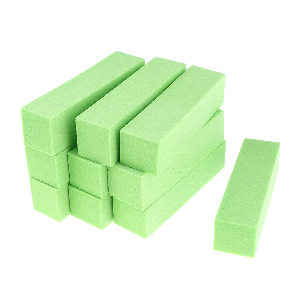 Лот 10 Pro Уход за ногтями буферный Полировочный шлифовальный блок файлов