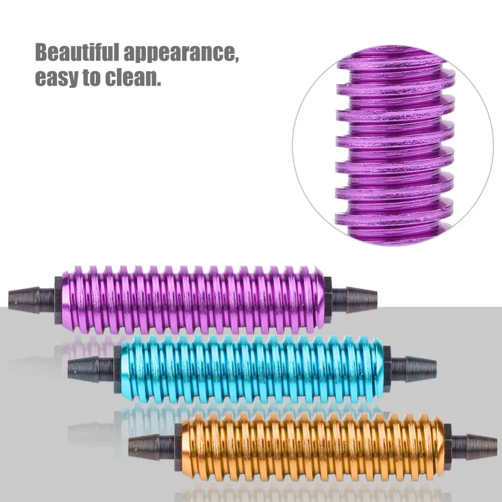 2 шт. Алюминий машина из сплава RC кулер обратно Давление топливного бака