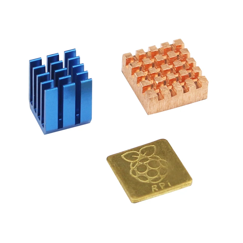 Raspberry Pi 3 Model B + плюс радиатор 1 алюминий 2 меди с логотипом охлаждающая Подушка