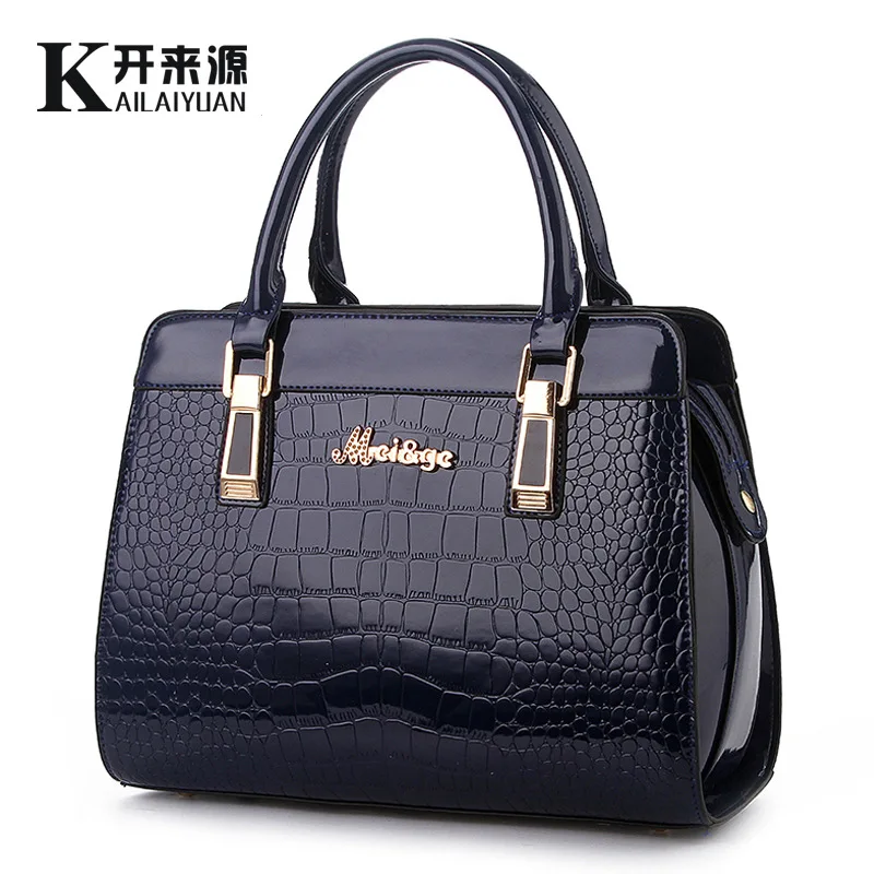 Сумка SHUNVBASHA женская из искусственной кожи с узором крокодила | Багаж и сумки