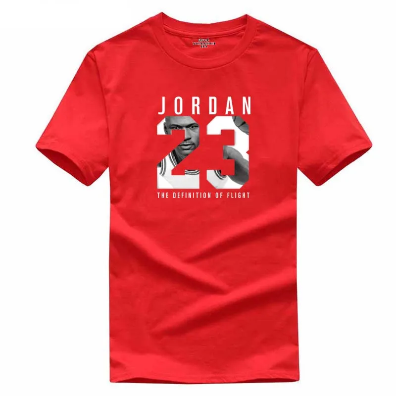Новый бренд хит продаж новинка футболка Jordan 23 с принтом Мужская Swag высокое