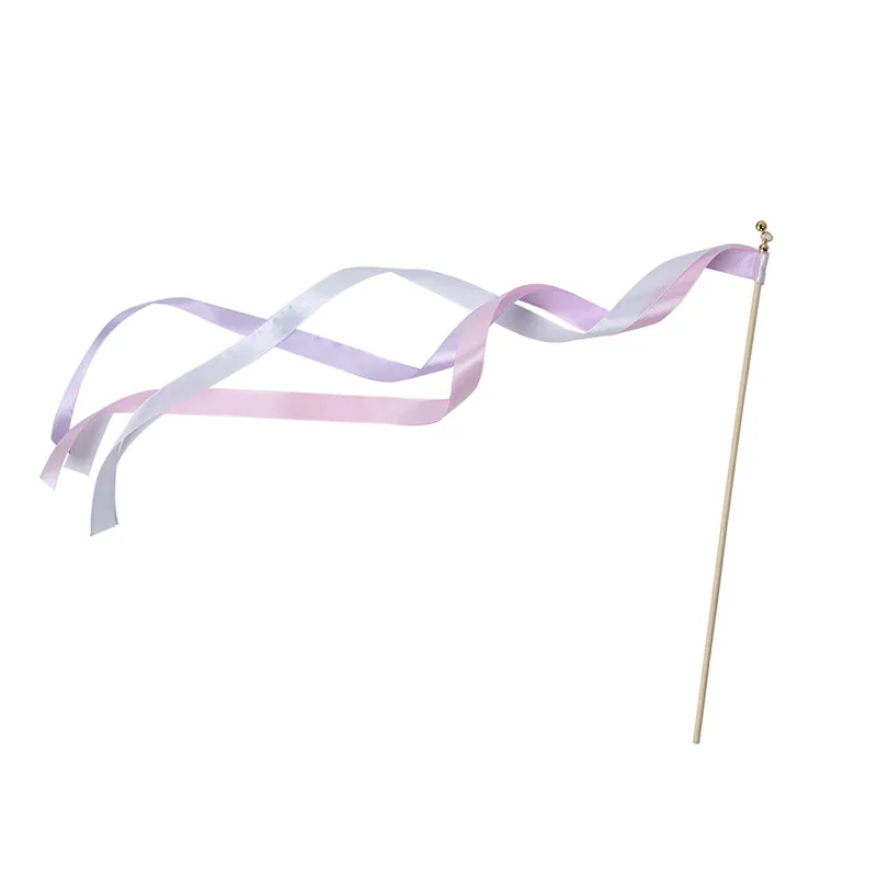 10 шт./компл. палочки с лентами и металлическими наконечниками 4 цвета|ribbon sticks|ribbon