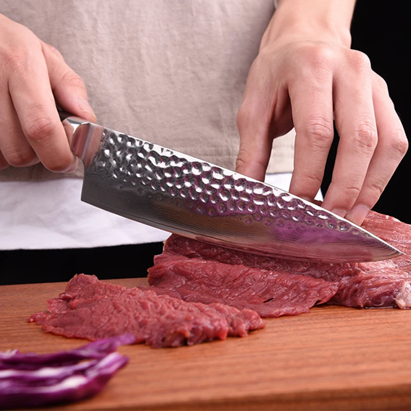 кухонные ножи высокого качества дамасская сталь 8 дюймов нож поварской VG10