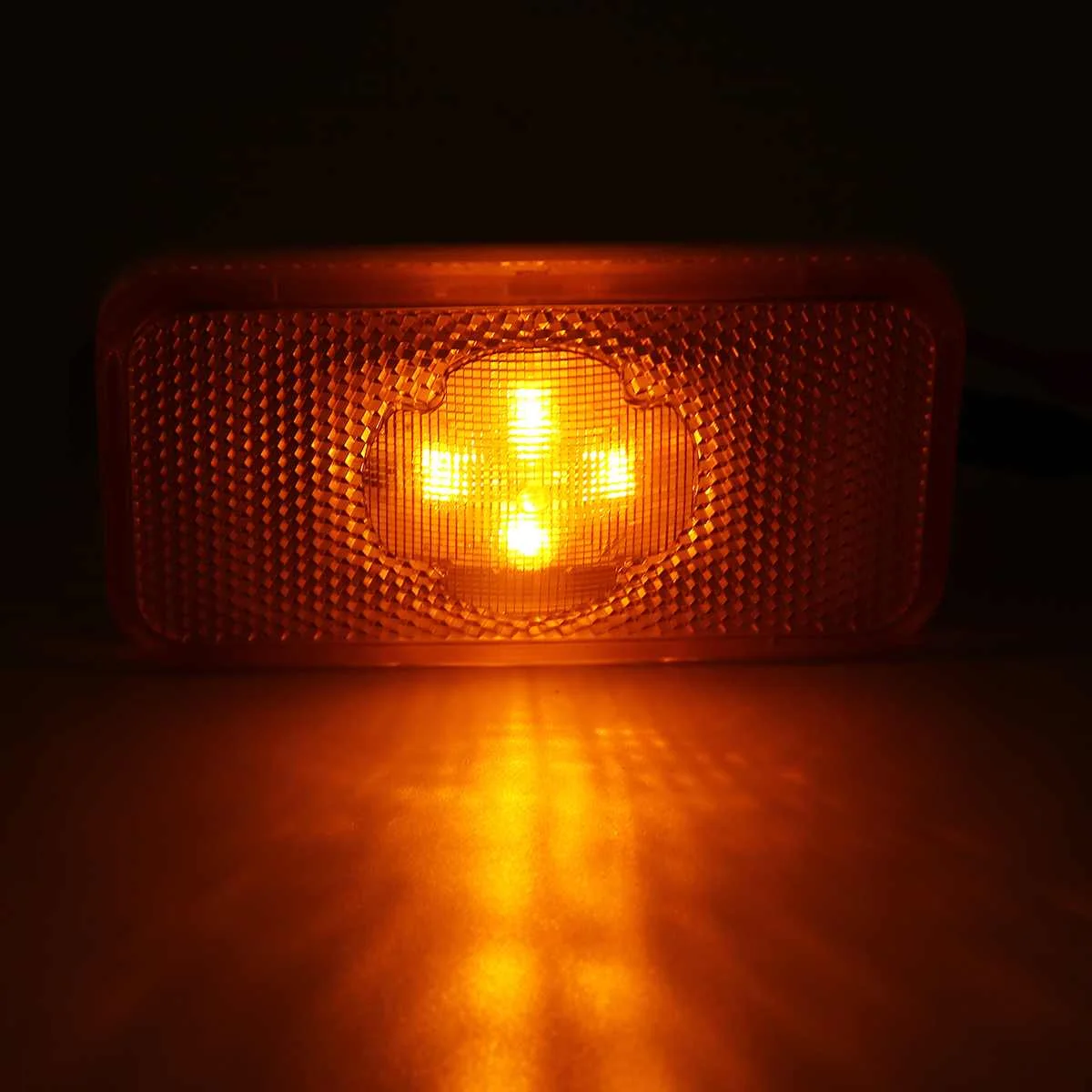 24V автомобильный Грузовик 4LED боковой габаритный светильник янтарные индикаторные лампы для Volvo грузовиков серии FH/FM/FL