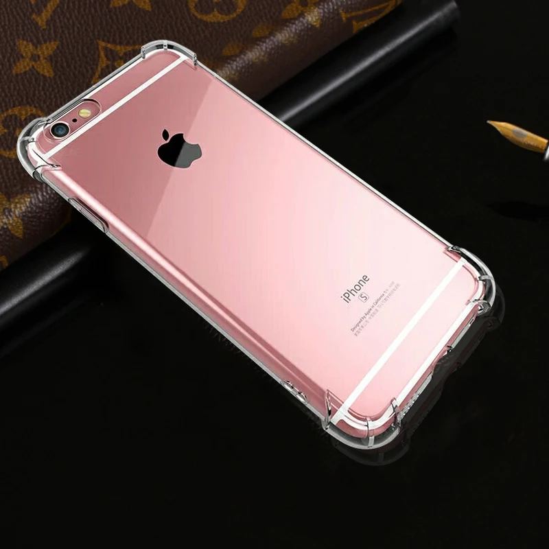 YUETUO Роскошные противоударные прозрачные ТПУ чехлы для телефонов чехол apple iphone 7