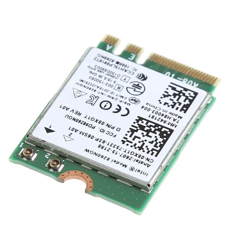 1 шт. Двухдиапазонная 867 м 2 4 + 5G Bluetooth V4.2 беспроводная Wifi WLAN карта для Intel 8260 8260NGW AC DELL
