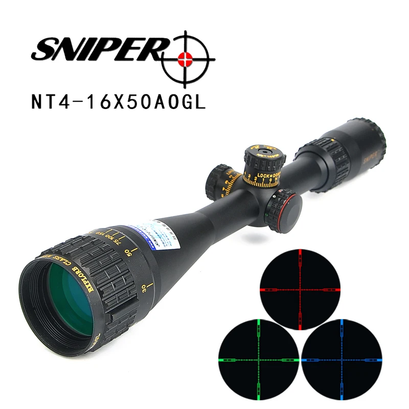 Охотничьи винтовки SNIPER NT 4 16X50 AOGL тактический оптический прицел полноразмерный