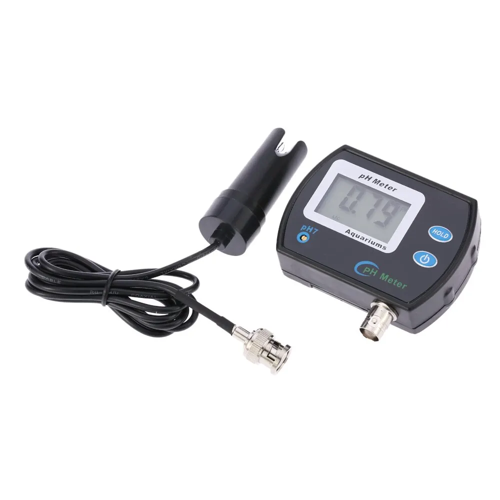 Mini Online pH Meter Water Quality Tester aquarium water Monitor Analyzer Waterproof with Temperature Compensation ATC Function |
