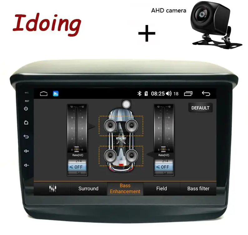 Standard with AHD Idoing " 4G+ 64G 2.5D для Mitsubishi Pajero Sport 2013 автомобильный Радио Мультимедиа Видео плеер навигация gps Аксессуары седан без DVD - Цвет: Standard with AHD