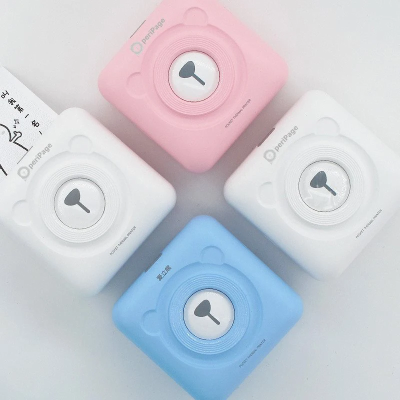 Карманный принтер Kawaii портативная фотография неправильное руководство