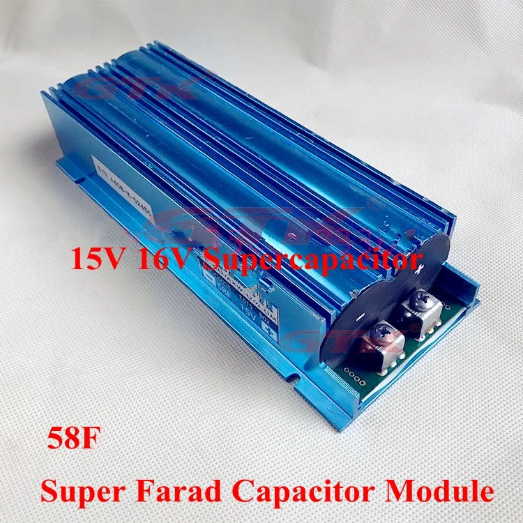15V 58F суперконденсаторы модуль начать Мощность мотор супер фарадный конденсатор с алюминиевой крышкой, 6x2,7 V 58F автомобиля 16v 2,7 V 58F выпрямителя автомобилей энергии