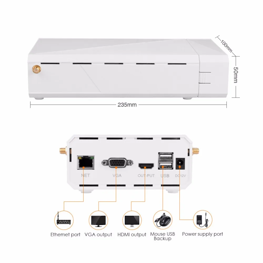 Apleye WI FI 4CH NVR комплект P2P 1080 P HD видео Беспроводной видеонаблюдения 720 IP Камера IR CUT