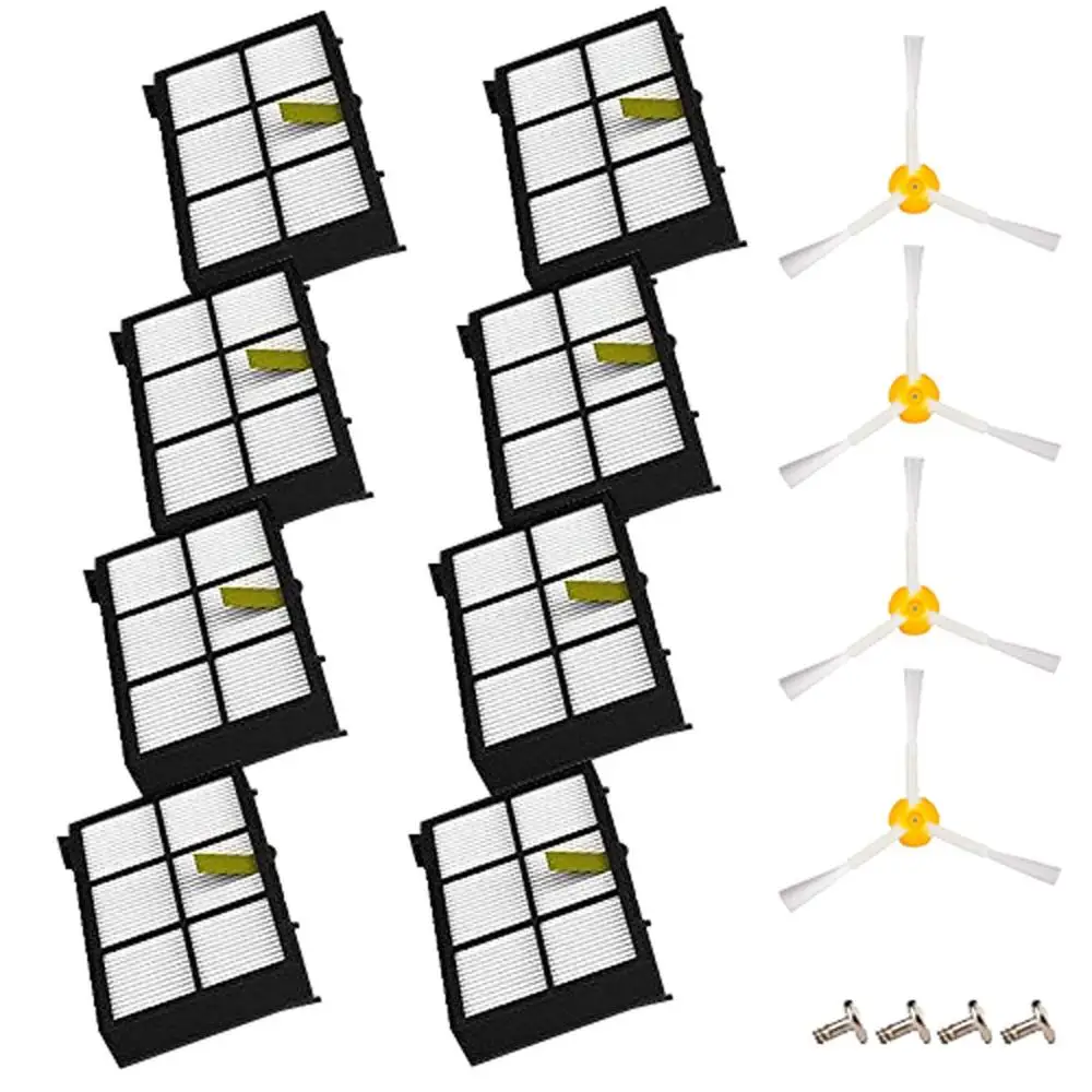 16pcs Аксессуары для iRobot Roomba 880 860 870 871 980 990 пополнения Запчасти запасные щётки комплект - Цвет: 16pcs