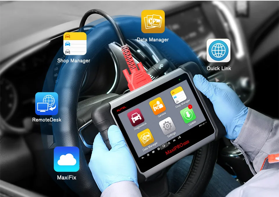 Autel MaxiPRO MP808 диагностический инструмент OBD2 Профессиональный OE-level OBDII диагностический инструмент ключ кодирования PK autel DS808 DS708 MS906 Pro