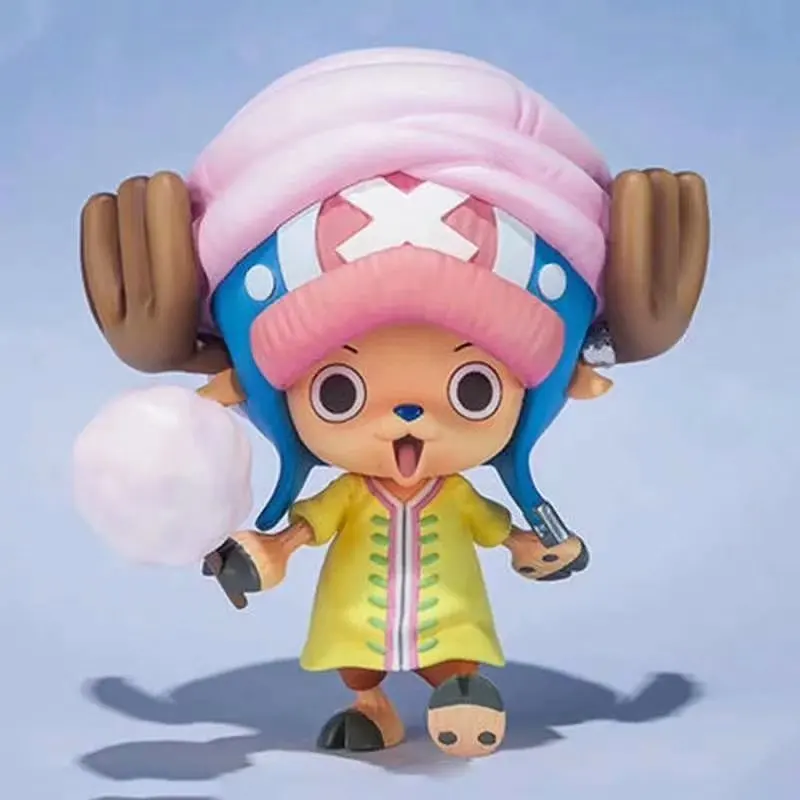 

9cm Japanese anime figure one piece Tony Tony Chopper cotton candy ver action figure collectible model toys for boys