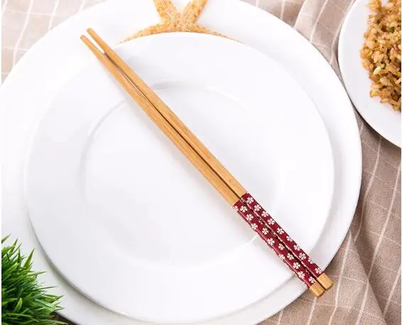 10 пар/лот Сакура с элегантным цветочным рисунком и палочки дозирующая детская