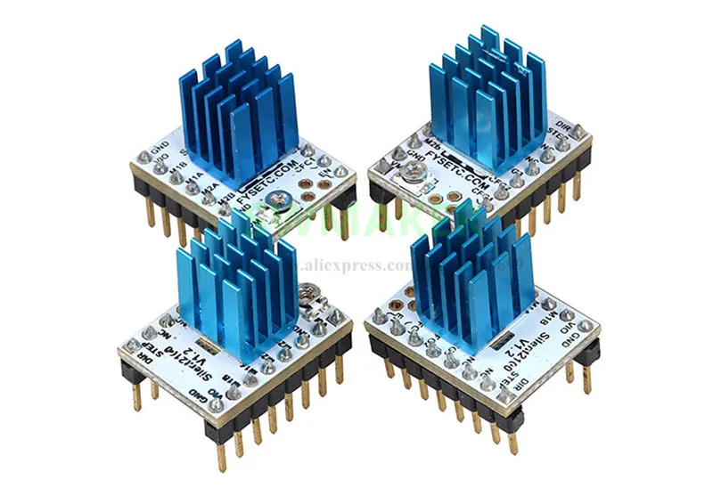 SWMAKER 4 шт./лот MKS TMC2100 Драйвер шагового двигателя 256 разделение Ультра тихий модуль