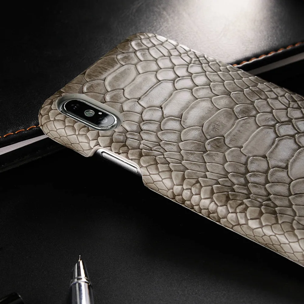Чехол IMIDO из искусственной кожи с абстрактным рисунком для iPhone XS MAX Винтажный