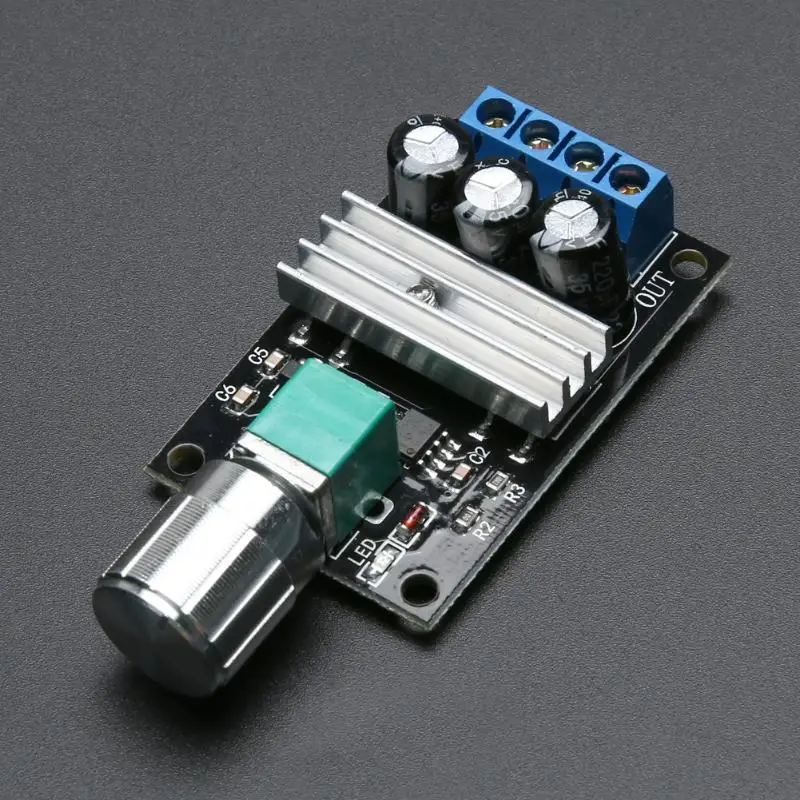 PWM DC 6V 12V 24V 28V 3A контроллер переключателя скорости двигателя E5M1|Контроллер