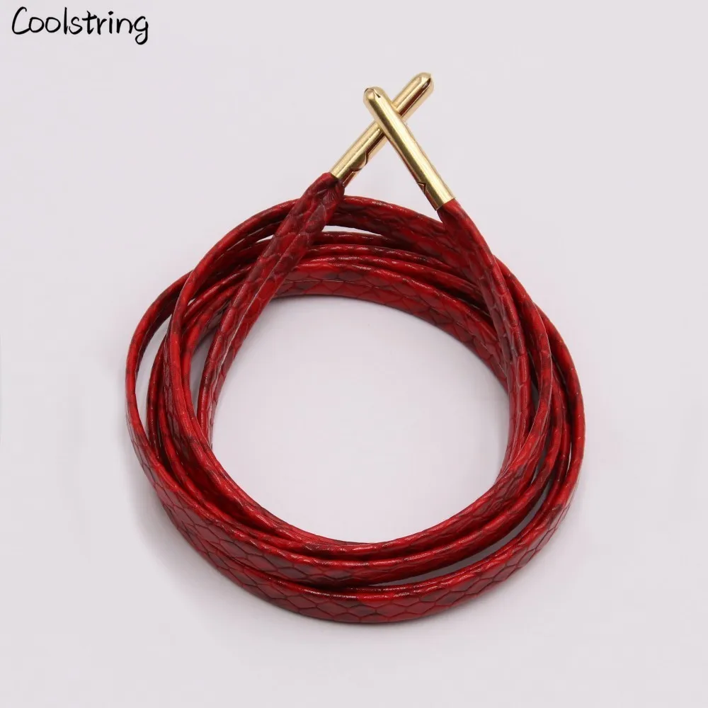 Coolstring/плоские шнурки из змеиной кожи; цвет белый, красный, серый, коричневый; роскошные кожаные шнурки с золотыми металлическими шнурками для спортивных кроссовок