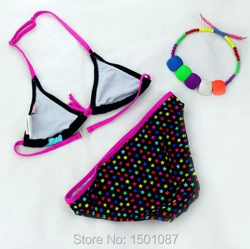 Новинка Лидер продаж комплект бикини для девочек милый купальник принцессы два