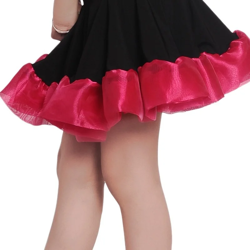 Kids Girls Dance Dress NEW Latin salsa Tango Cha cha Samba Ballroom Sleeveless mesh Stage Perform Wear | Детская одежда и обувь