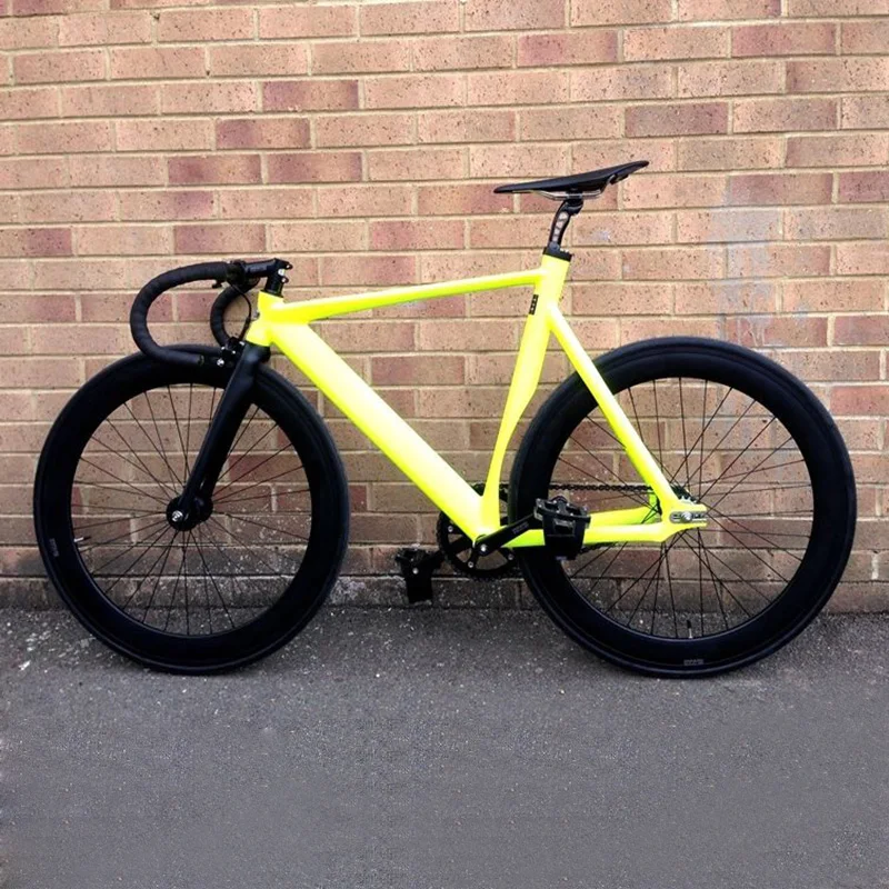 Fixed Gear велосипед городской трек Fixie рама из алюминиевого сплава коммутируемый 70