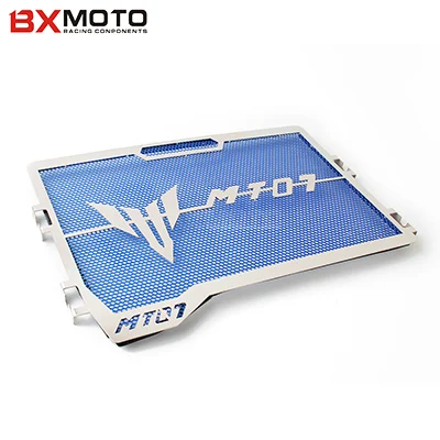 BLUE Mt-07 FZ-07 мотоцикл решетка радиатора гриль Защитная крышка идеально подходит для Yamaha Perfect FZ-07 MT07 MT 07 - Цвет: BLUE