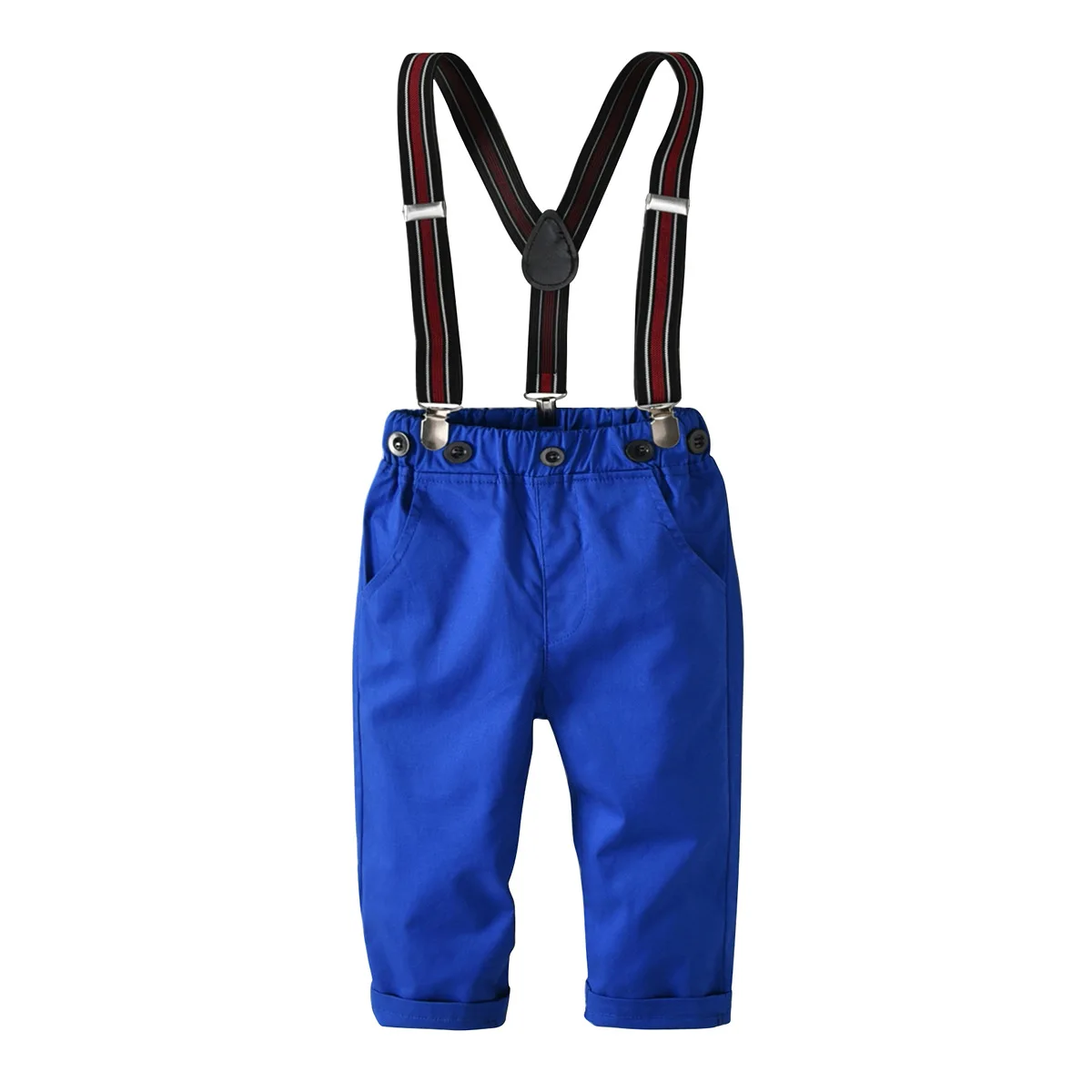 Комплект из двух предметов для мальчиков белая рубашка с длинными рукавами и