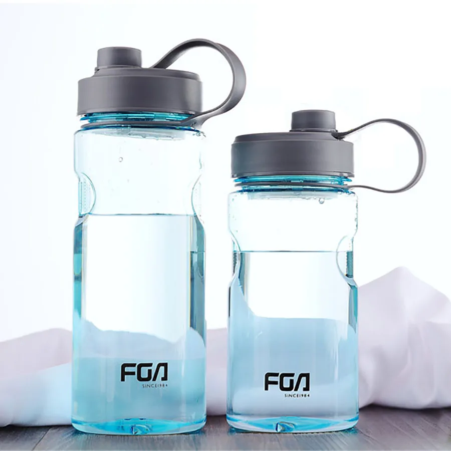 800 мл/1000 мл пищевая пластиковая большая емкость бутылка для воды портативная