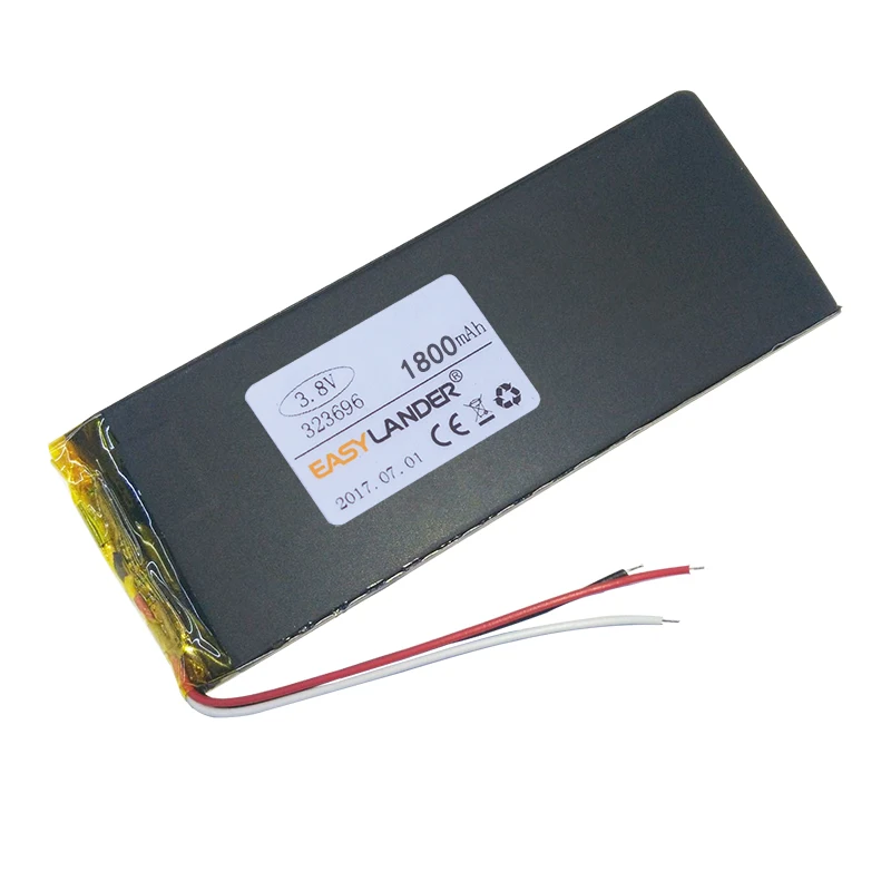 3-W XWD 323696 323696P 3.8V 1800mAh Rechargeable li-Polymer  Battery For china clone I6 goophone 6s MTK phone 6PLUS clone 7 plus