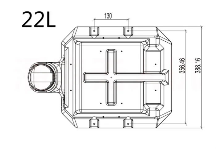 Aerops 12L 16L 20L 25L 30L резервуар для воды спрей waterpot жидкий резервуар для распылительного насоса сельское хозяйство multirotor drone БПЛА
