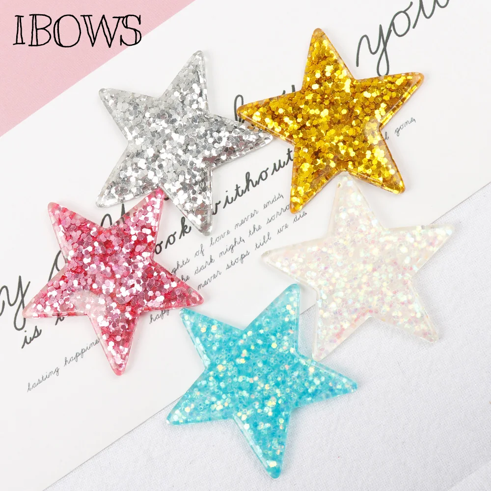 6 шт./лот миниатюрное украшение из смолы со звездами для чехла на телефон декор с