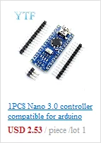 1 шт. ATMEGA328P Pro Mini 328 мини ATMEGA328 5 В/16 МГц для arduino