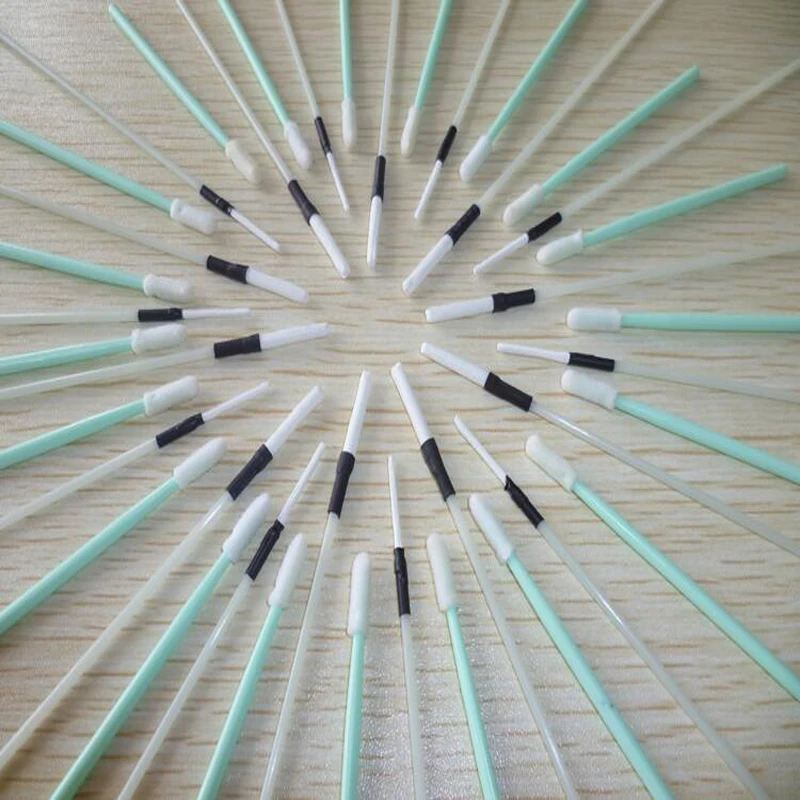 

100PCS/bag FOS-250mm Fiber Optic cleaner Cotton swab 2.5MM Fiber optic connector cleaner Sticks SC, FC LC ST MU cleaner rod