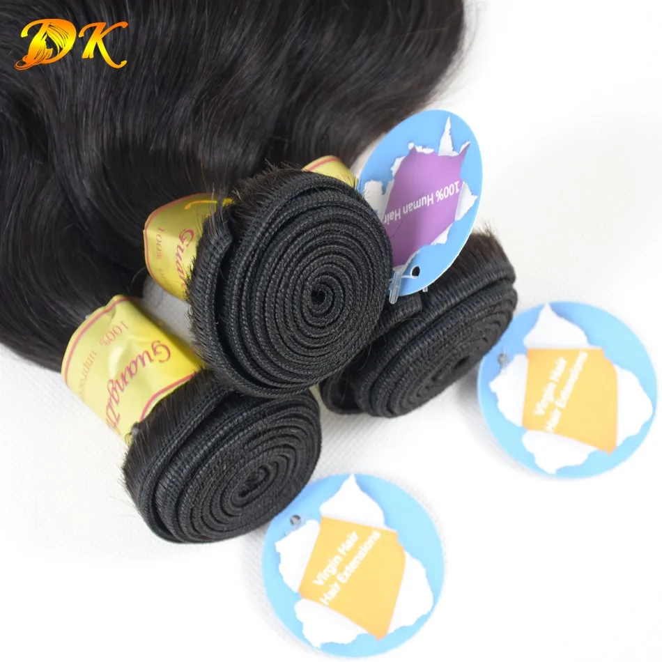 6A Unprocessed Burmese Virgin Hair Straight Human Weave 3Pcs Natural Color Cheap Extensions |