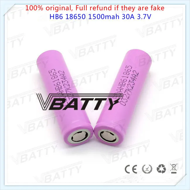 Оригинал Корея hb61865 3 7 v для lg hb6 1500mAh 30A Высокая сливная батарея розовый LG HB6
