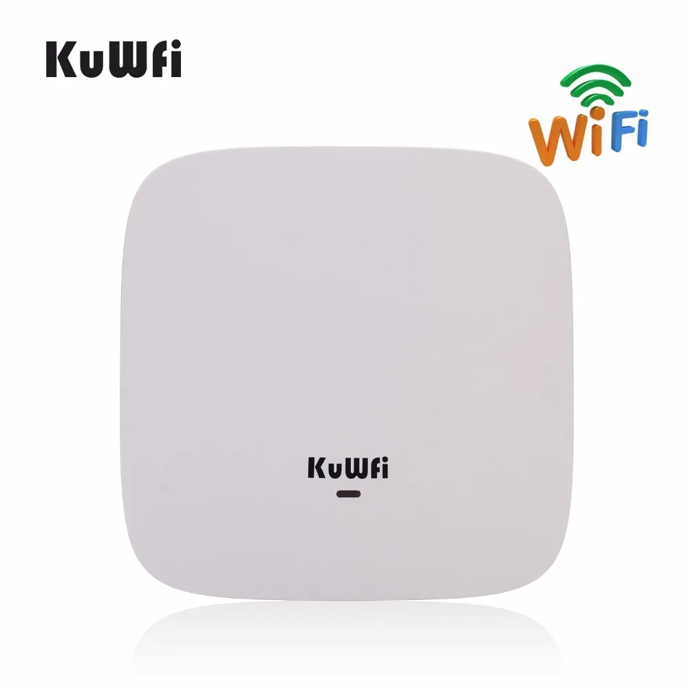 KuWFi 750 Мбит/с потолочный AP маршрутизатор двухдиапазонный 802.11ac Крытый
