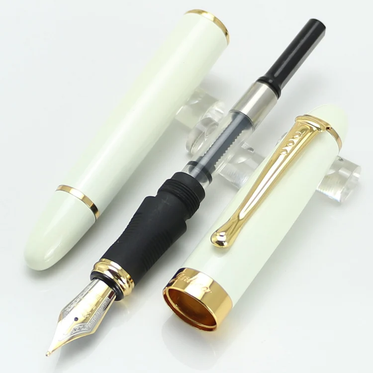 Jinhao X450 авторучка 18KGP перо с широким основанием красный бордовый рисунок тумана 22