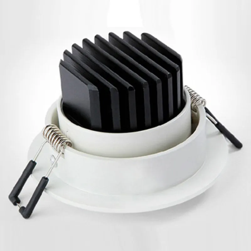Dimmable Led вниз светильник COB Потолочный Точечный 5 Вт 7 9 12 85 265 в потолочный