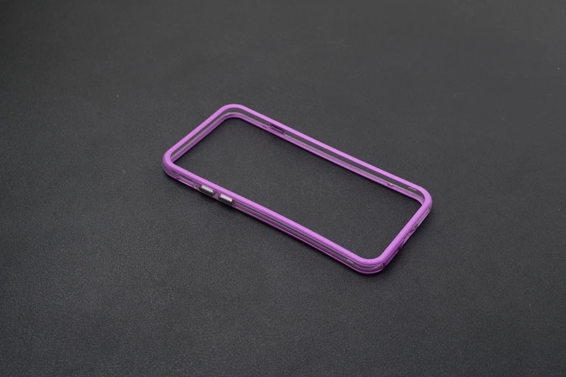 Гибридный Средний прозрачный мягкий ТПУ бампер для iphone 6 6s 7 8 plus X XS MAX XR боковая защита рамка Крышка мягкие силиконовые чехлы