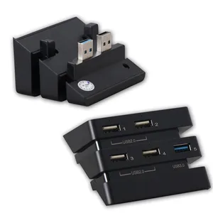 Дополнительный usb-хаб для PS4 Pro, аксессуары с 5 портами USB 3,0 + 2,0, хаб с контроллером, зарядное устройство, адаптер для игровой консоли PS4 Pro