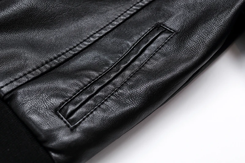 Осенне весенняя кожаная куртка для мальчиков детская пальто из искусственной