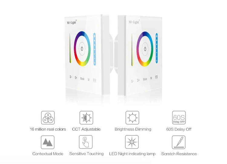 Светодиодный светильник для полосы панельный DC12v-24v Mi P3 панель контроллера RGB RGBW +