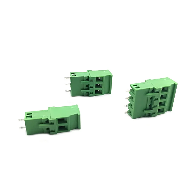 20 комплектов шаг 5 08 мм 2P 3P 4P винтовой штекер PCB клеммная колодка 2EDGKA 2edgv прямой