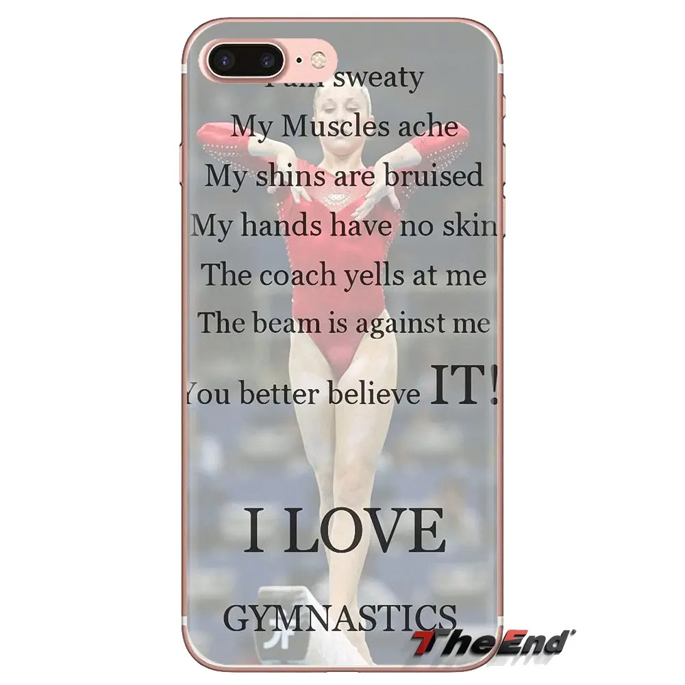 Gymnastics Rhythmic sport Transparent Soft Cases Covers For Xiaomi Redmi 4A S2 Note 3 3S 4 4X 5 Plus 6 7 6A Pro Pocophone F1 |