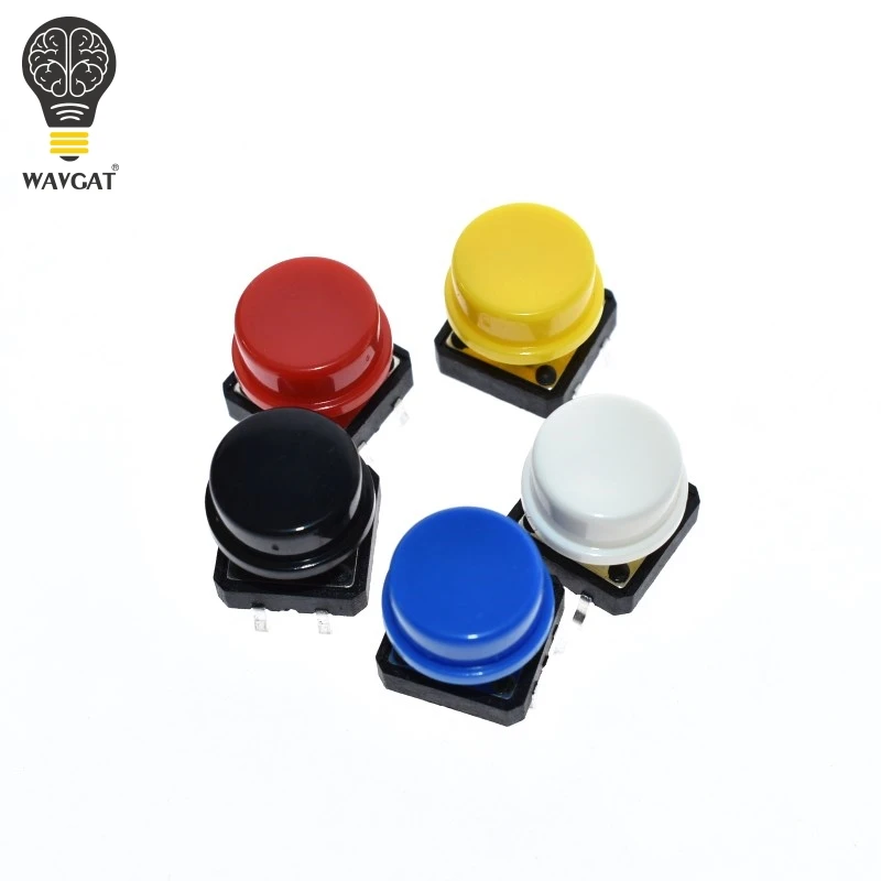 WAVGAT 12X12 мм большой ключ модуль большая кнопка Модуль светильник сенсорный выключатель модуль с шляпой выход высокого уровня для arduino usb DIY Kit