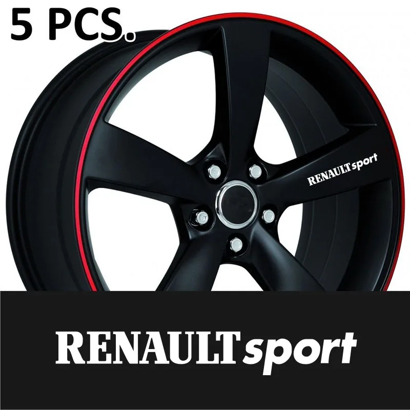 5 шт. для RENAULT SPORT Wheels дверь наклейка на ручку графика виниловая эмблема логотип