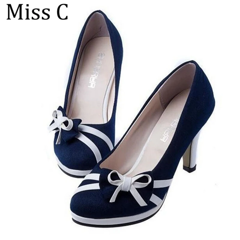 2017 Весна Элегантные Дамы Насосы Твердые Мелкая Рот Повседневная Обувь Лето