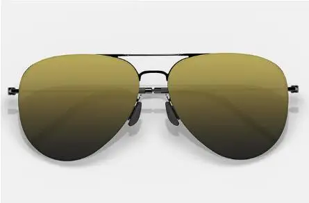 Xiaomi Turok Steinhardt TS брендовые нейлоновые поляризованные солнцезащитные линзы из нержавеющей стали, очки, цветные ретро, защита от УФ-лучей для путешествий, для мужчин и женщин - Цвет: gold